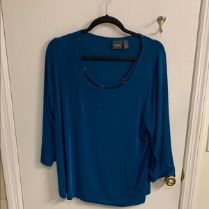 Chico’s Turquoise Women's Top in size 3